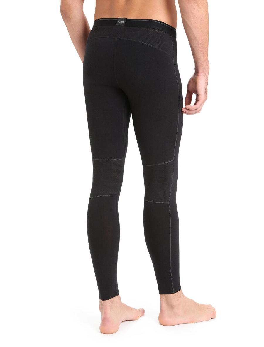 Leggings Icebreaker BodyfitZone™ Merino 200 Zone Thermal Homme Noir | FR 1126ILHS